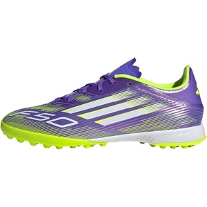 adidas Unisex-Adult F50 League Turf(Purple Rush/White/Lucid Lemon)