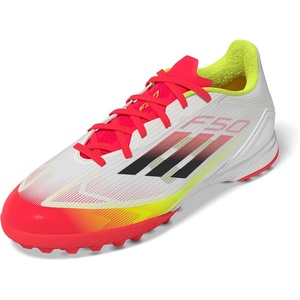 adidas Unisex-Adult F50 League Turf(White/Black/Solar Yellow)