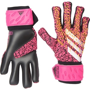 adidas Unisex-Adult League Goalie Predator Gloves(Black/Shock Pink/Collegiate Purple/White)