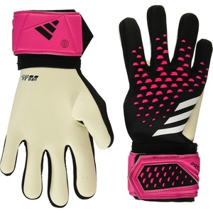 adidas Unisex-Adult League Goalie Predator Gloves(Black/White/Team Shock Pink)