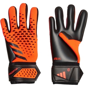 adidas Unisex-Adult League Goalie Predator Gloves(Solar Orange/Black/Black)