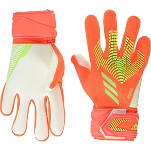 adidas Unisex-Adult League Goalie Predator Gloves(Solar Red/Team Solar Green/Team Solar Green)