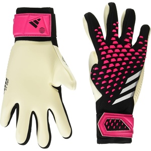 adidas Unisex-Child Pro Predator Goalie Gloves(Black/White/Team Shock Pink)
