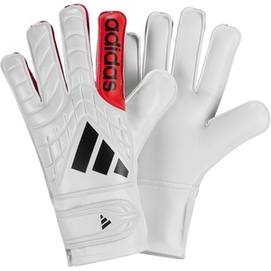 adidas Unisex-Kids Copa Club Goalie Soccer Gloves(Zero Metallic/Black/Lucid Red)