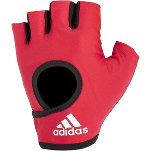 adidas Women’s Essential Glove – Pink/White(Small)