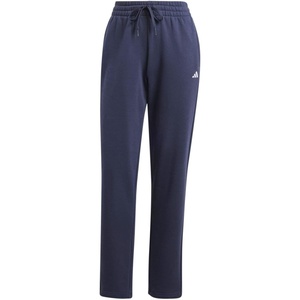 adidas Women’s Essentials Small Logo FeelCozy Open Hem Pants(Legend Ink)