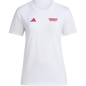 adidas Women’s Toronto FC Local Warp Pre-Game Short Sleeve T-Shirt(White/Toronto Fc)