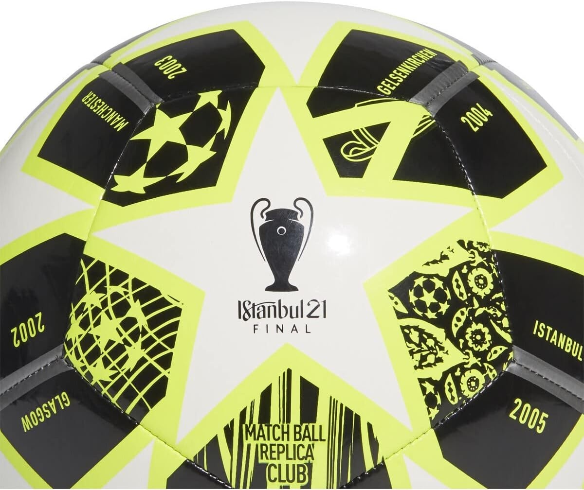 image:imageAdidas Finale Club BallSolar YellowWhiteBlackIron Metallic