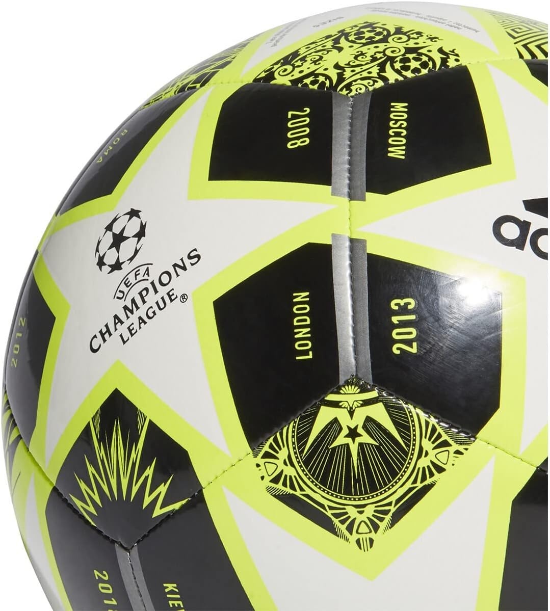 image:imageAdidas Finale Club BallSolar YellowWhiteBlackIron Metallic