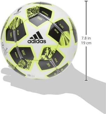 image:imageAdidas Finale Club BallSolar YellowWhiteBlackIron Metallic