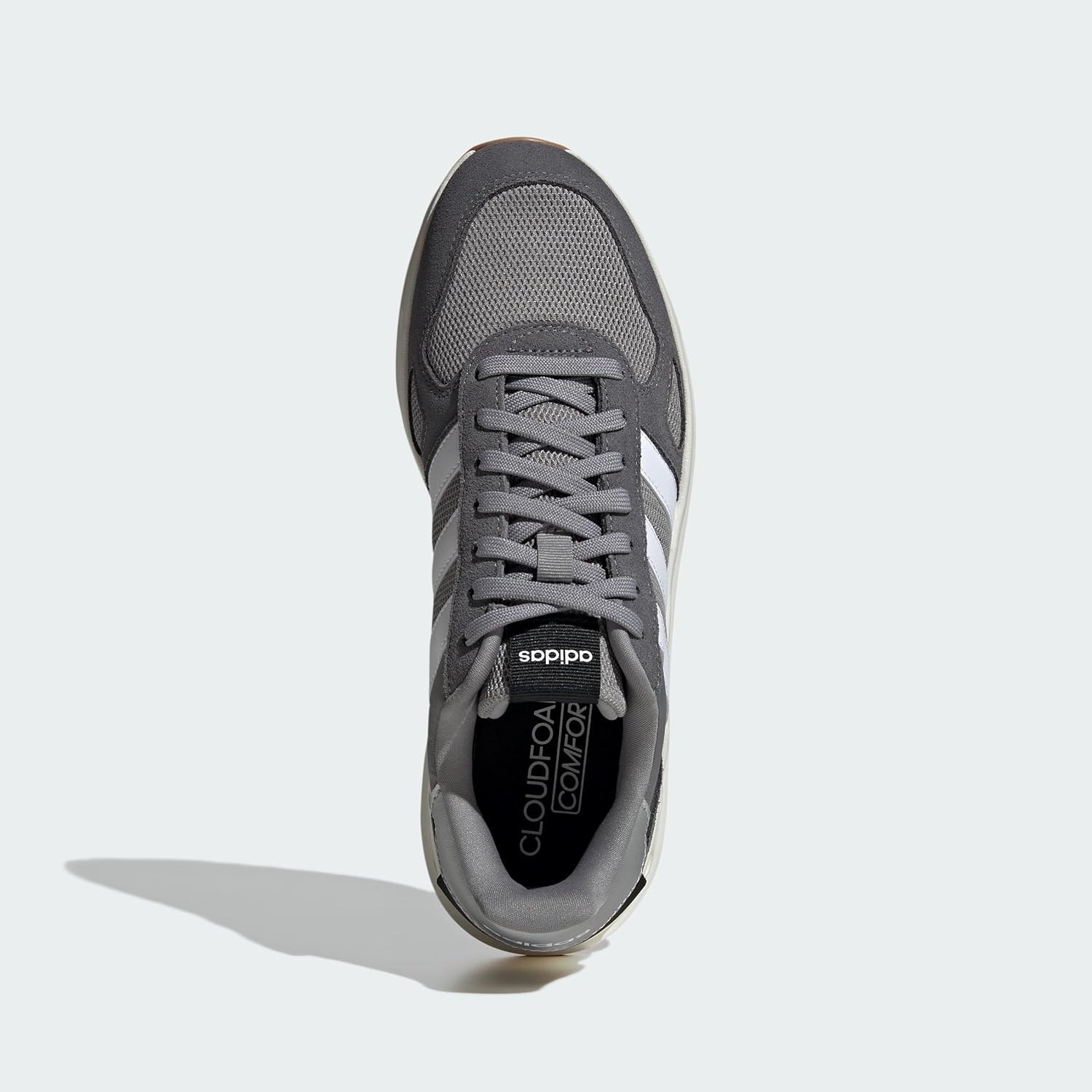 image:imageAdidas Mens Run 84Charcoal Solid Grey Cloud White Matte Silver