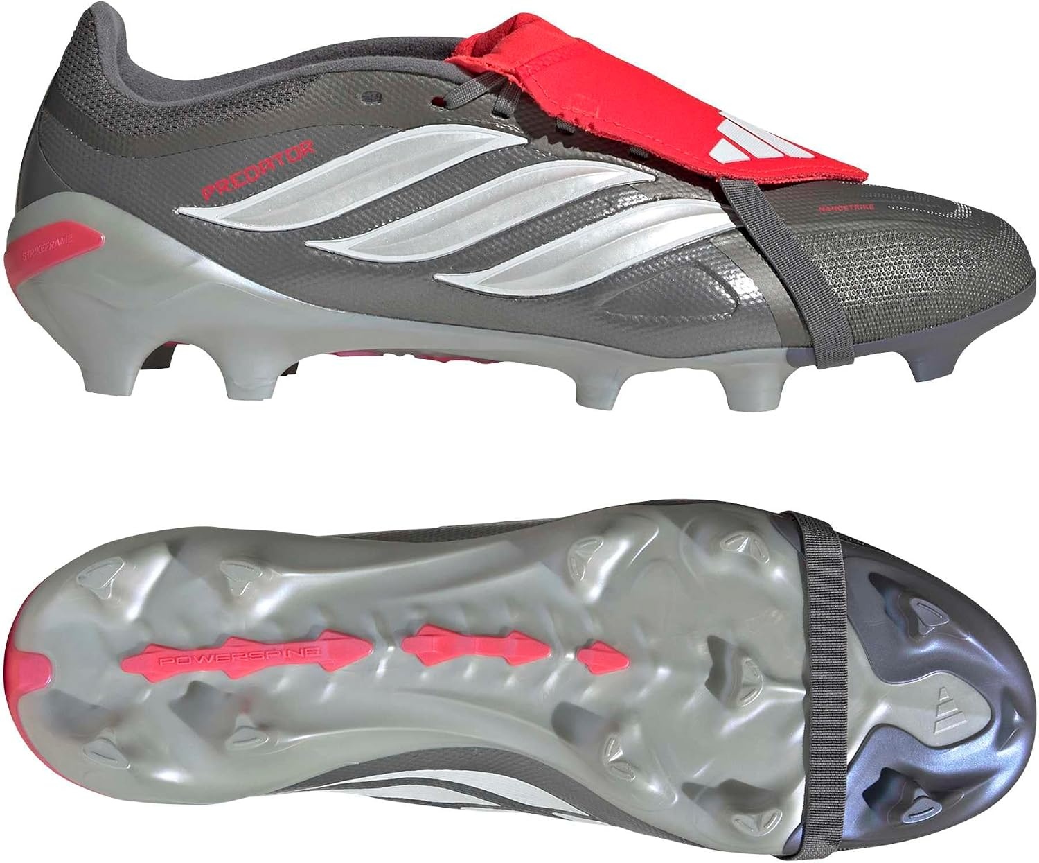 image:imageAdidas Unisex League Ft FgMgIron MetallicZero MetallicLucid Red