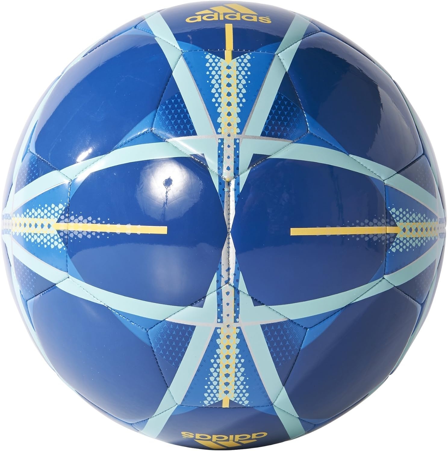image:imageadidas Capitano Soccer BallEQT BlueShock BlueSolar Gold