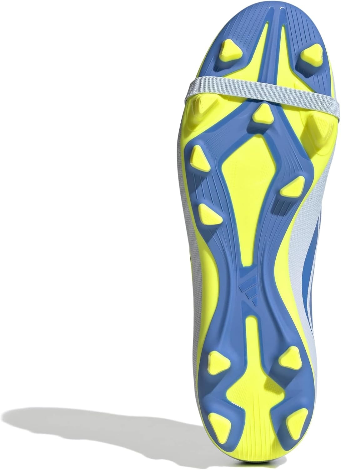 image:imageadidas Club FoldOver Tongue Firm GroundMulti Ground Soccer Cleats Pink WhiteCrystal SkyRay BlueTeam Solar Yellow