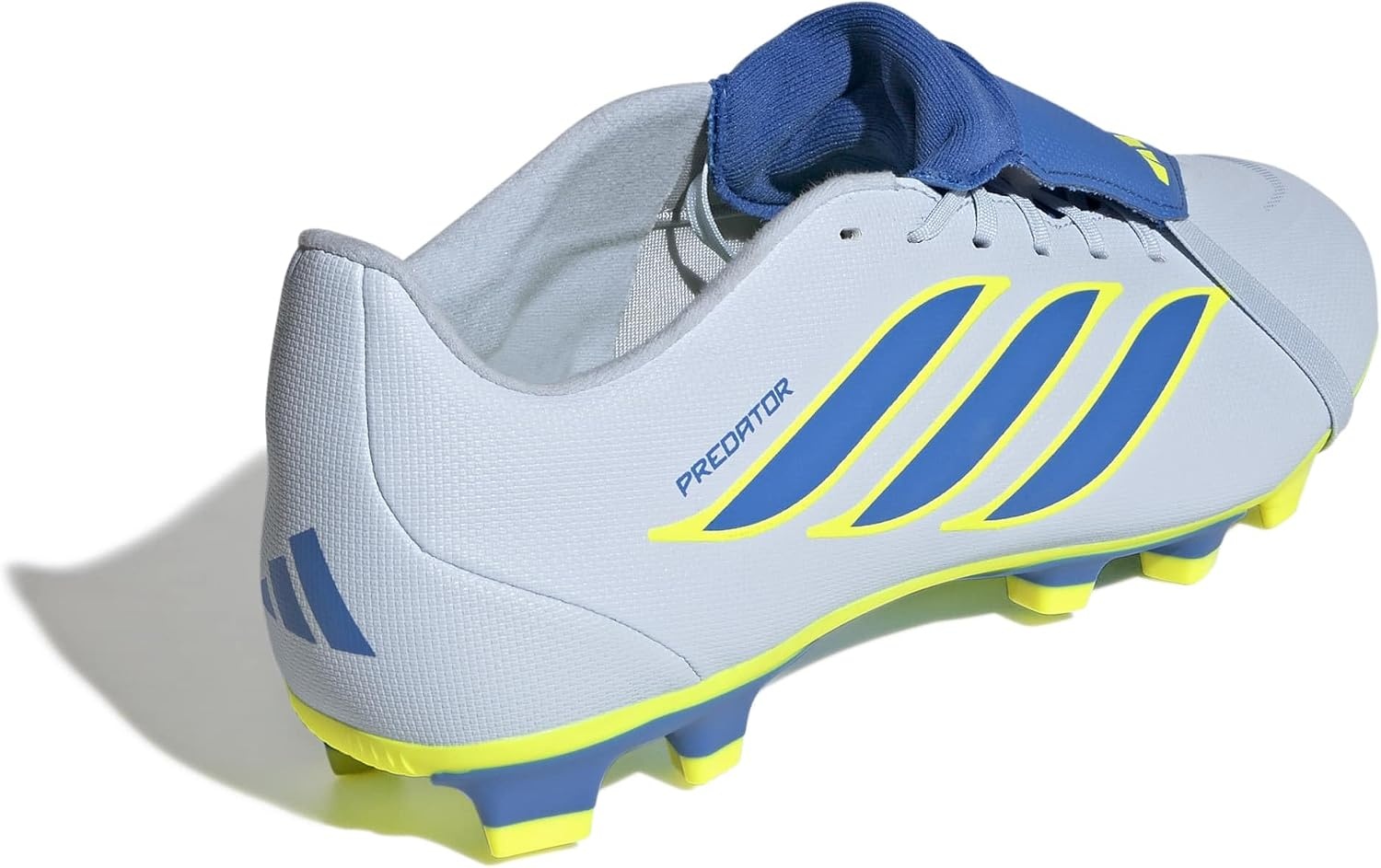 image:imageadidas Club FoldOver Tongue Firm GroundMulti Ground Soccer Cleats Pink WhiteCrystal SkyRay BlueTeam Solar Yellow