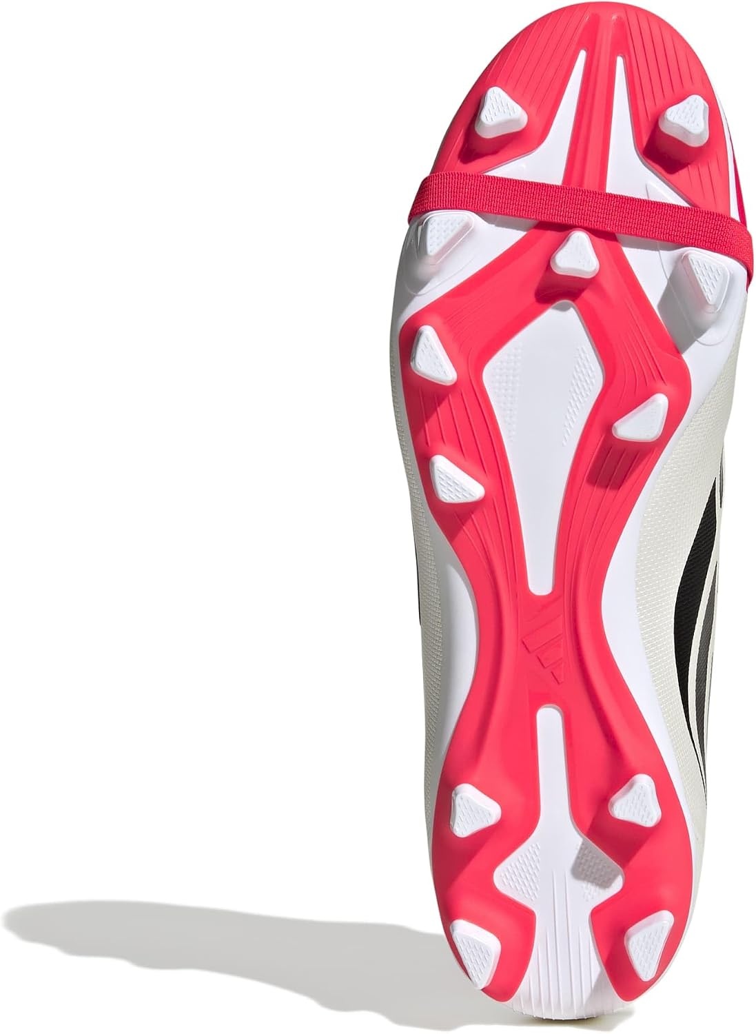 image:imageadidas Club FoldOver Tongue Firm GroundMulti Ground Soccer Cleats Pink WhiteLucid RedBlackWhite