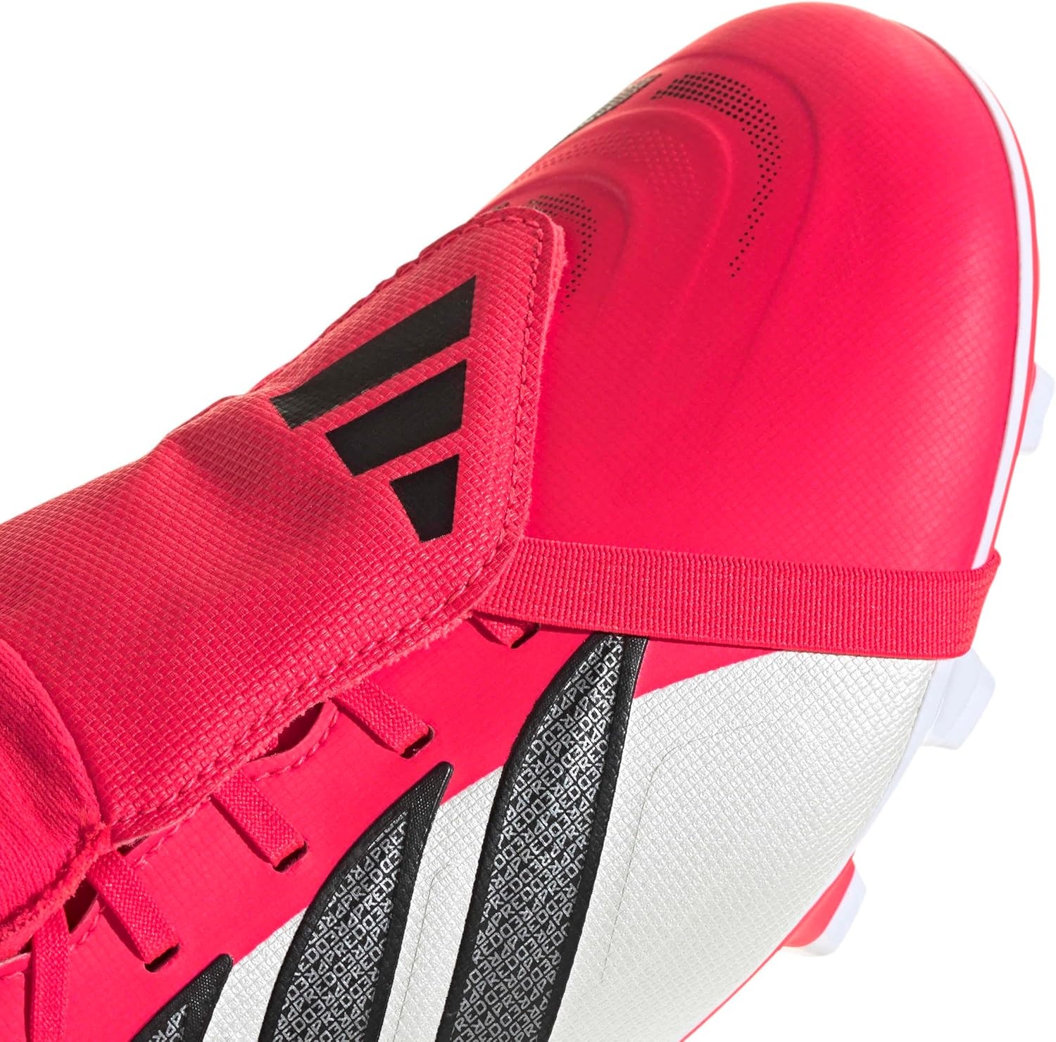 image:imageadidas Club FoldOver Tongue Firm GroundMulti Ground Soccer Cleats Pink WhiteLucid RedBlackWhite