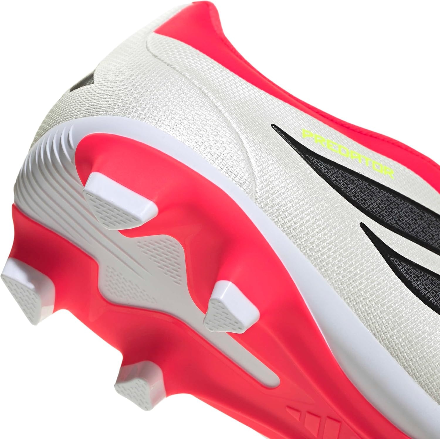 image:imageadidas Club FoldOver Tongue Firm GroundMulti Ground Soccer Cleats Pink WhiteLucid RedBlackWhite