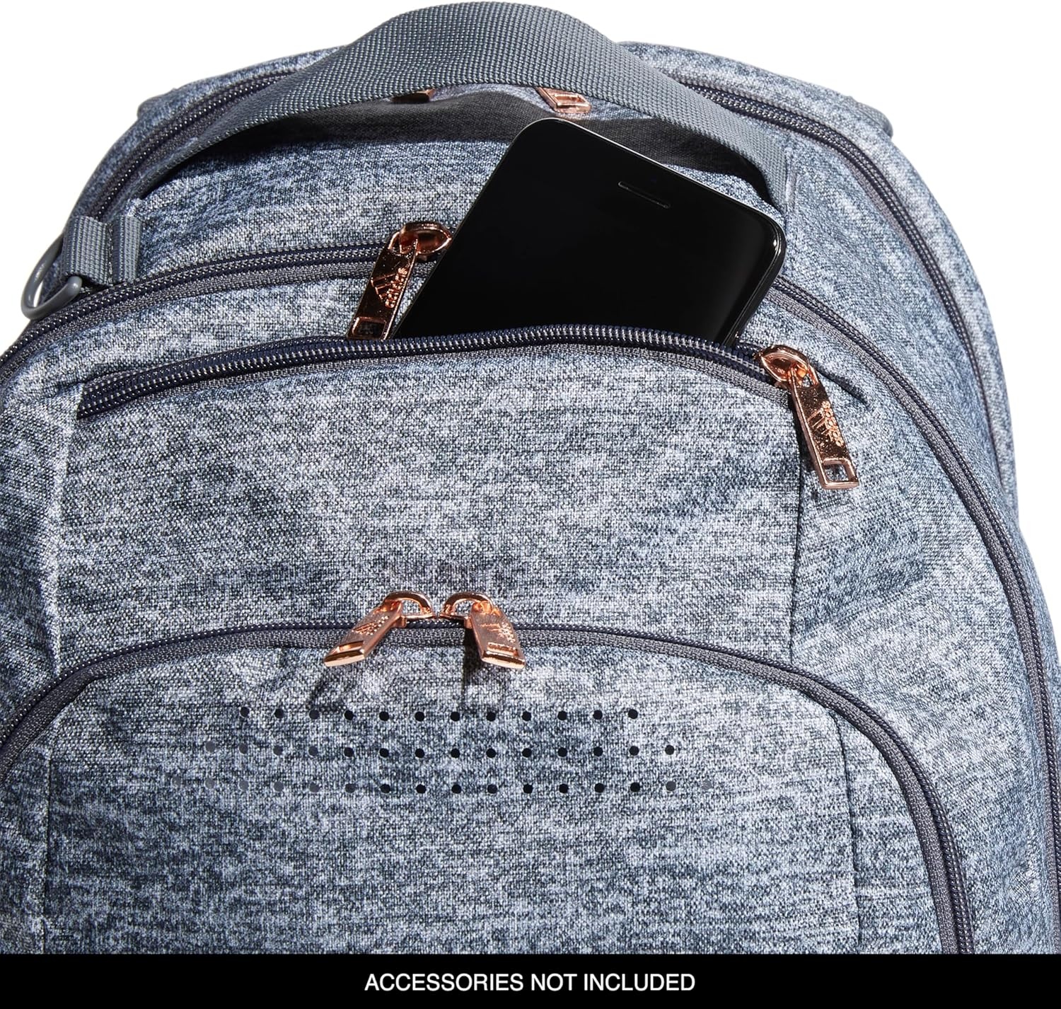 image:imageadidas Defender Sports Backpack with Shoe Compartment Soccer BagJersey Onix GreyOnix GreyRose Gold