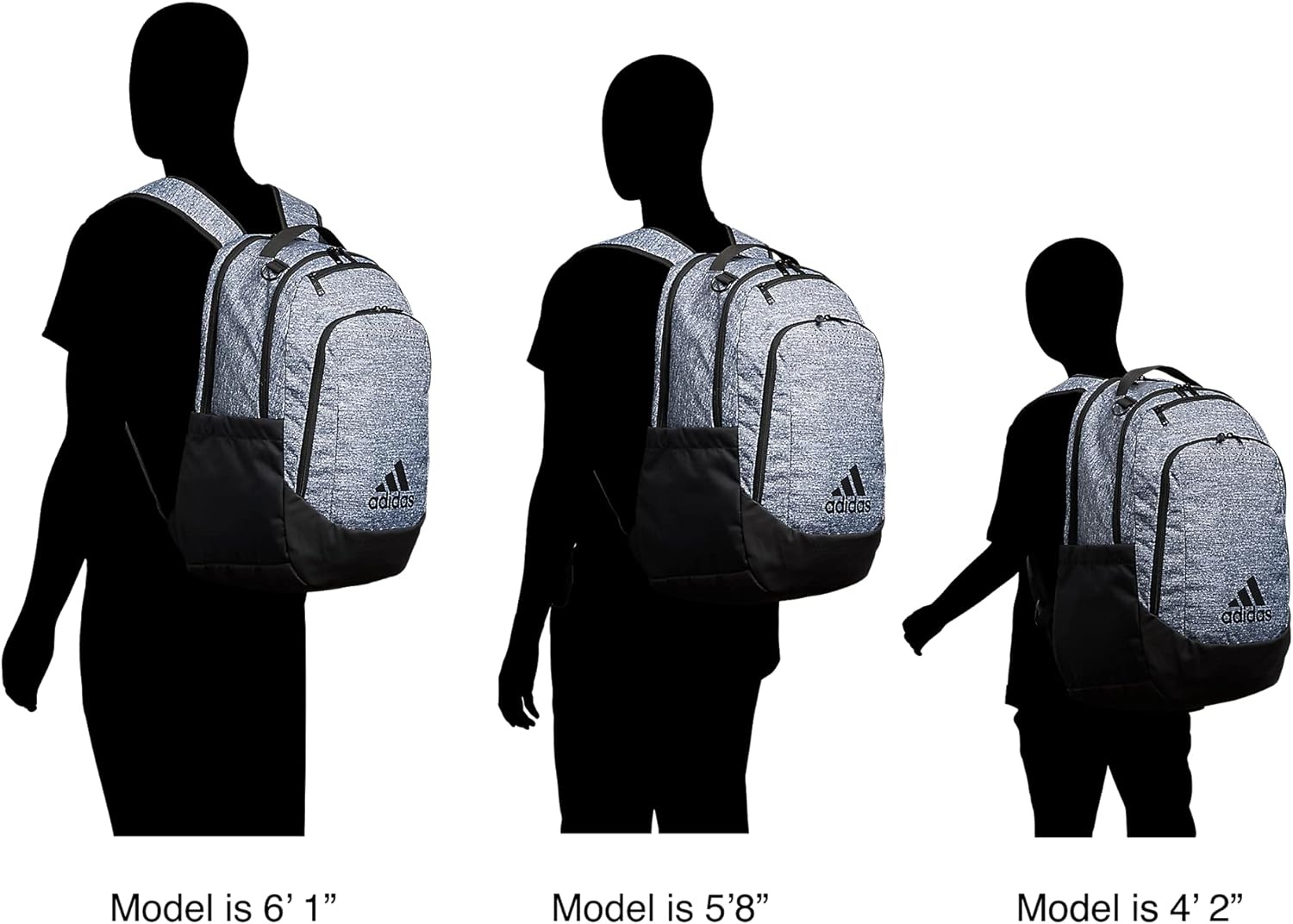 image:imageadidas Defender Sports Backpack with Shoe Compartment Soccer BagJersey Onix GreyOnix GreyRose Gold