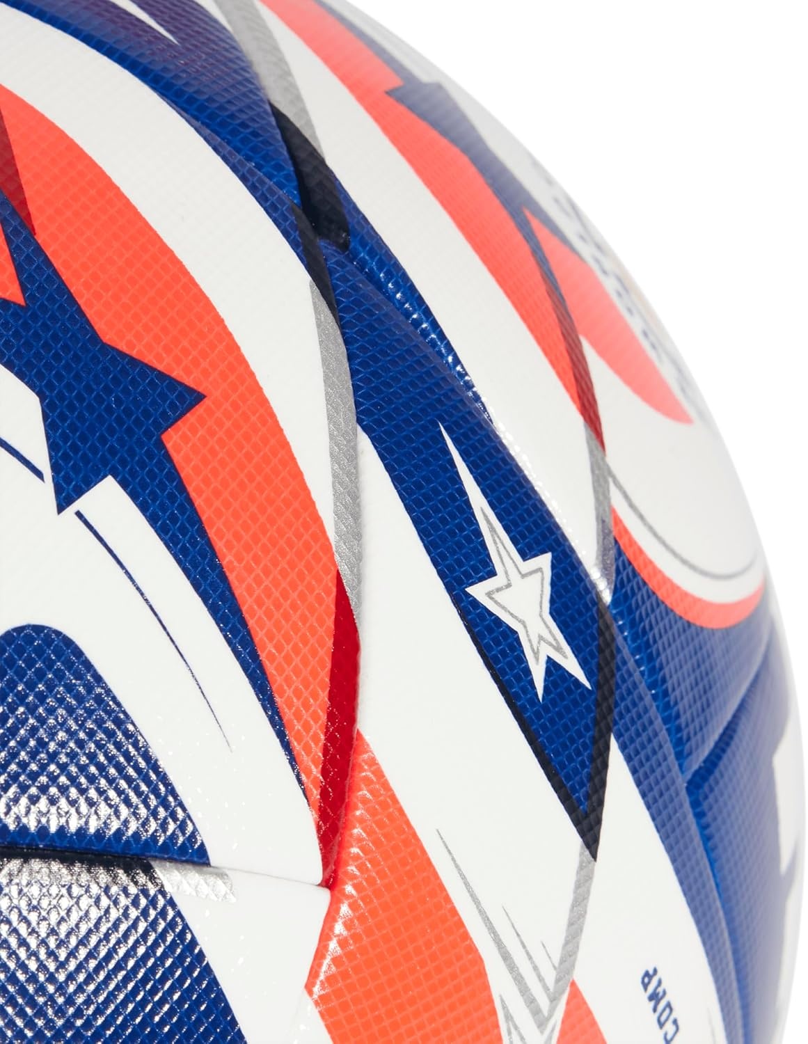 image:imageadidas FIFA Club World Cup Competition Ball Thermally Bonded Seamless Construction FIFA Quality Pro Certified Bold Design Inspired by Flags and Stars WhitePOBLUEDKBLUELucre 4