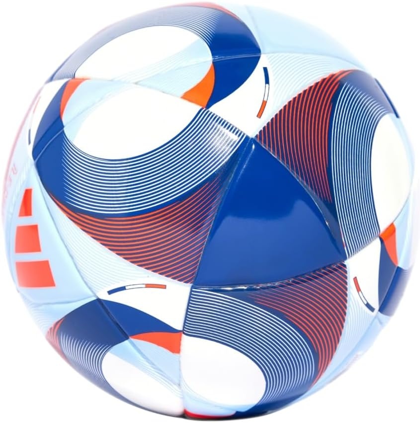 image:imageadidas ILEDeFoot 24 Mini Soccer BallWhiteSolar RedClear SkyTeam Royal Blue