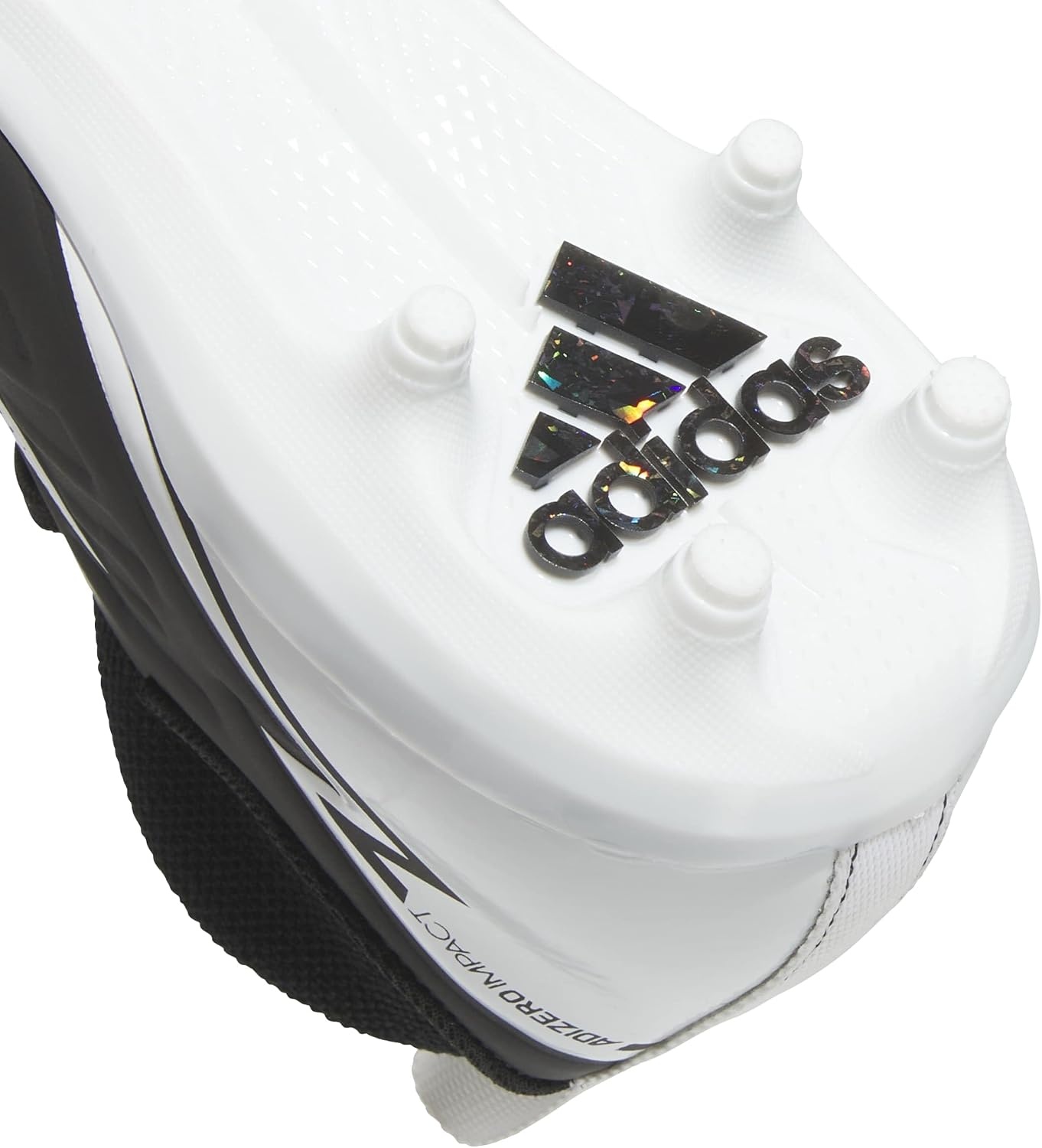 image:imageadidas Kids Adizero Impact2 II American Football Cleats Little KidBig KidBlackWhiteBlack