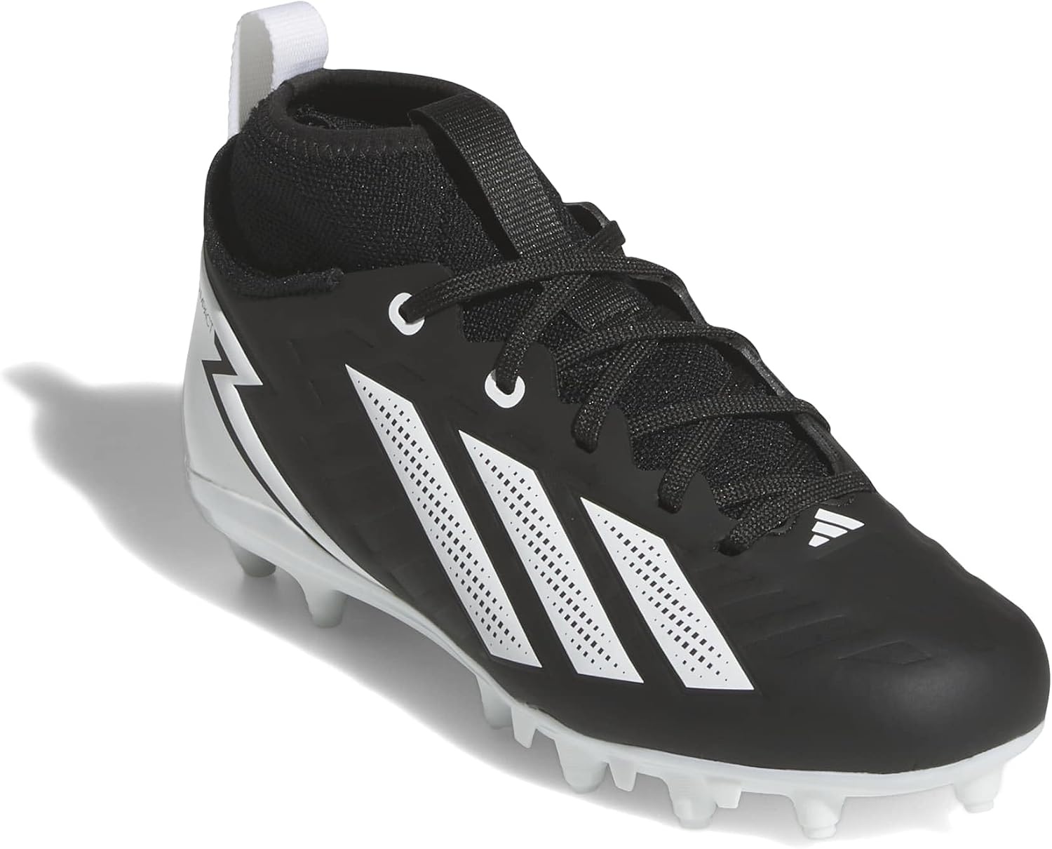 image:imageadidas Kids Adizero Impact2 II American Football Cleats Little KidBig KidBlackWhiteBlack