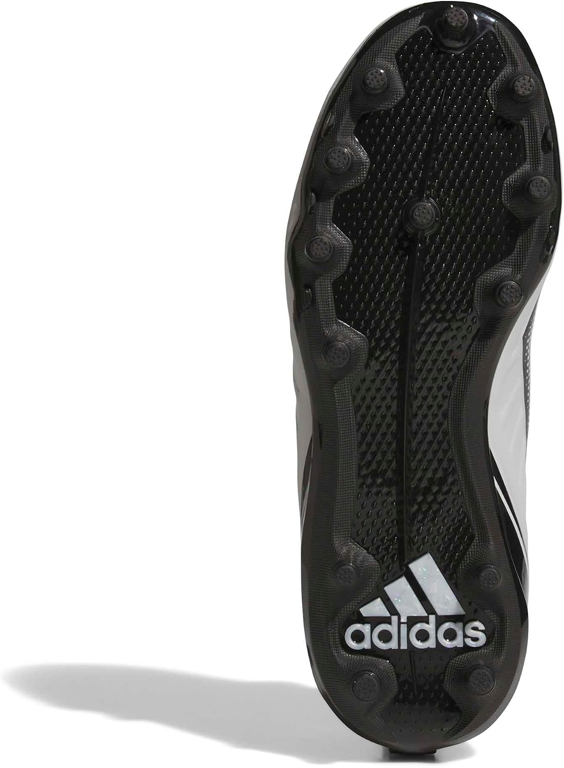 image:imageadidas Kids Adizero Impact2 II American Football Cleats Little KidBig KidGreyBlackSilver Metallic