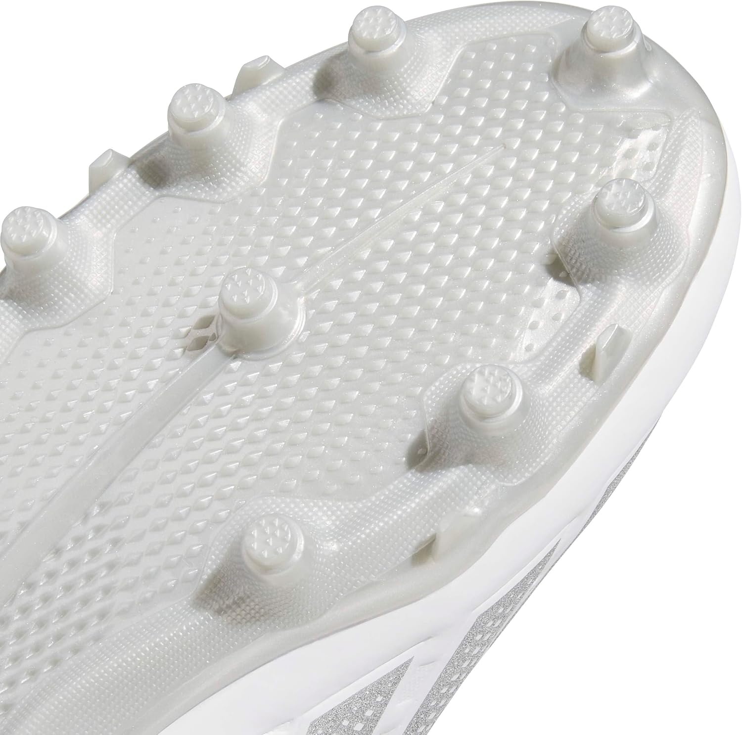 image:imageadidas Kids Adizero Impact2 II American Football Cleats Little KidBig KidWhiteSilver MetallicWhite