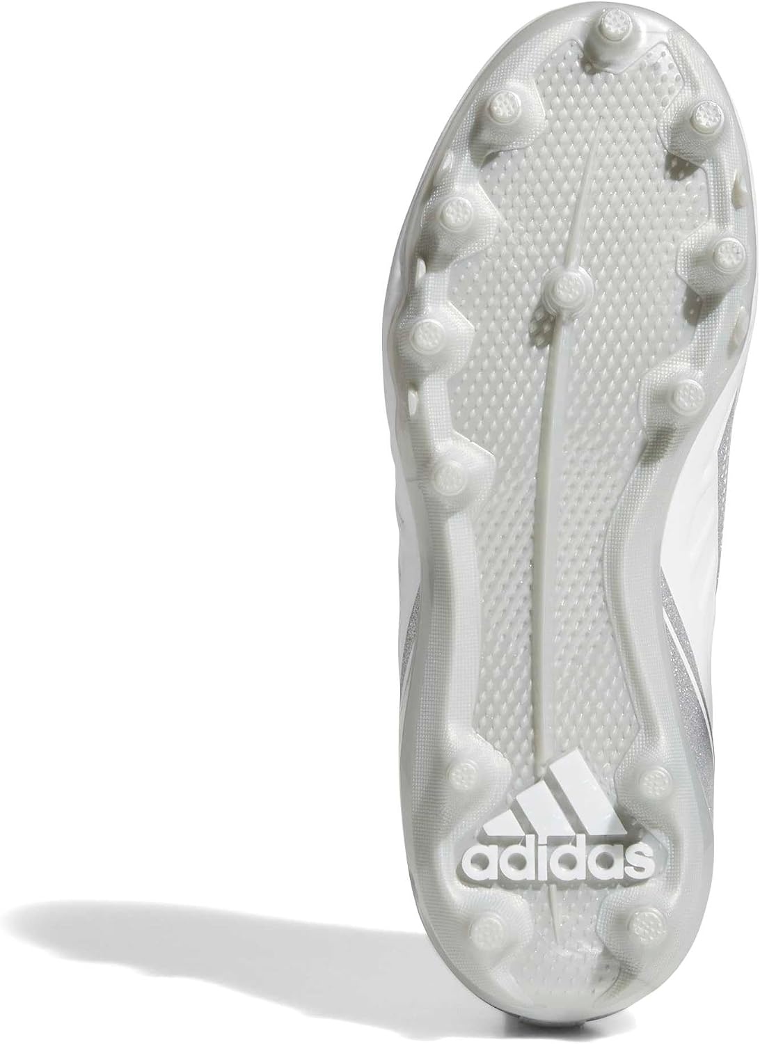 image:imageadidas Kids Adizero Impact2 II American Football Cleats Little KidBig KidWhiteSilver MetallicWhite