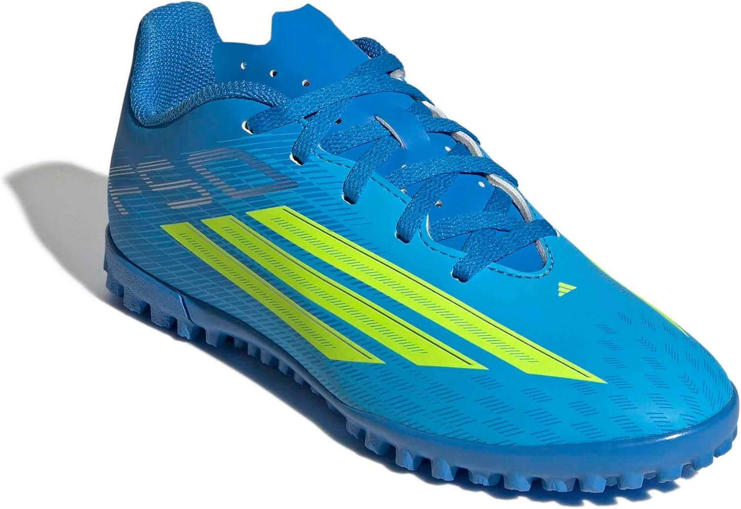 image:imageadidas Kids F50 Club Turf JLucid Ray BlueTeam Solar YellowLucid Aquamarine