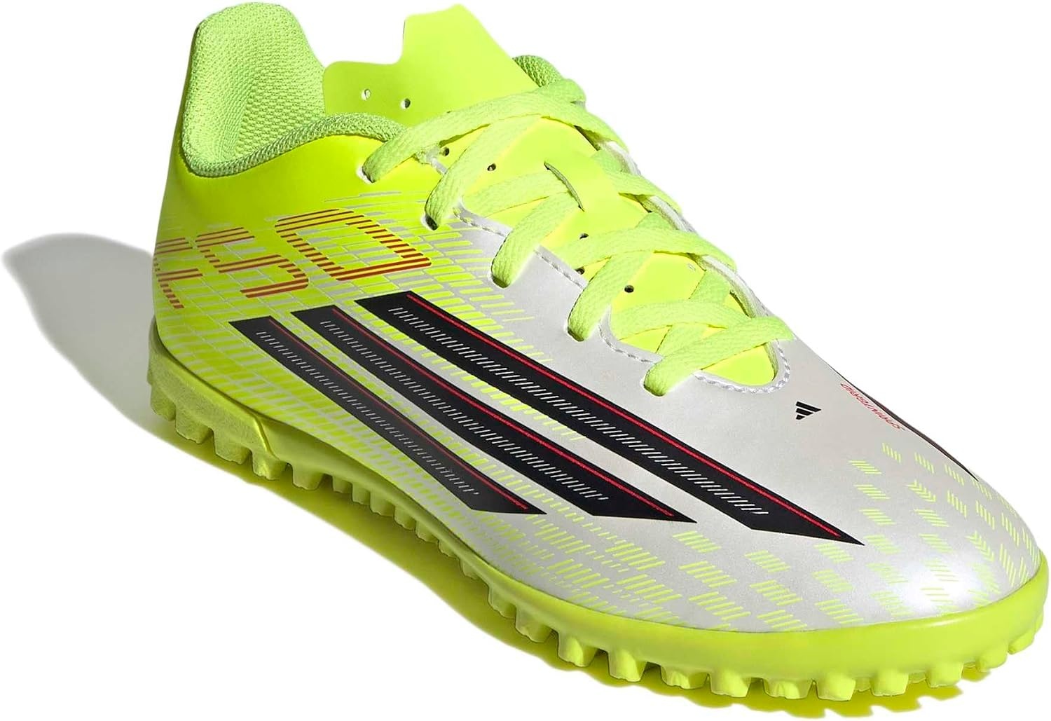 image:imageadidas Kids F50 Club Turf JTeam Solar YellowBlackLucid Red
