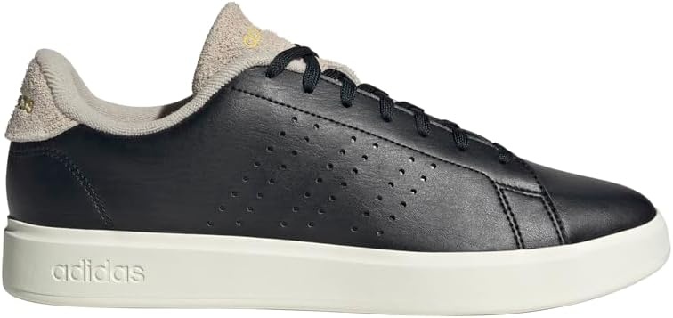 image:imageadidas Mens Advantage 20 Tennis Sneakers Shoes WhiteBlackBlackWonder Beige