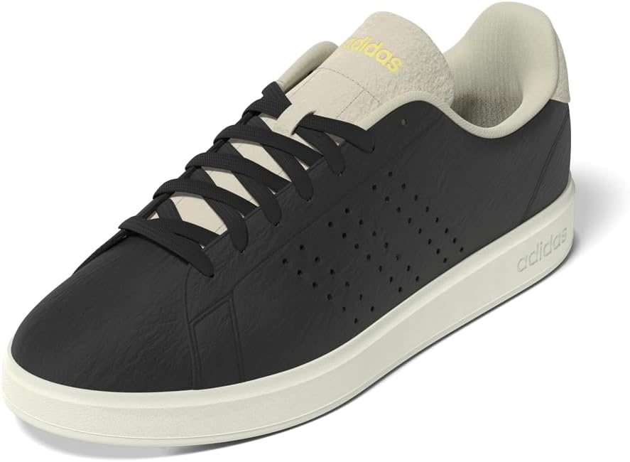 image:imageadidas Mens Advantage 20 Tennis Sneakers Shoes WhiteBlackBlackWonder Beige