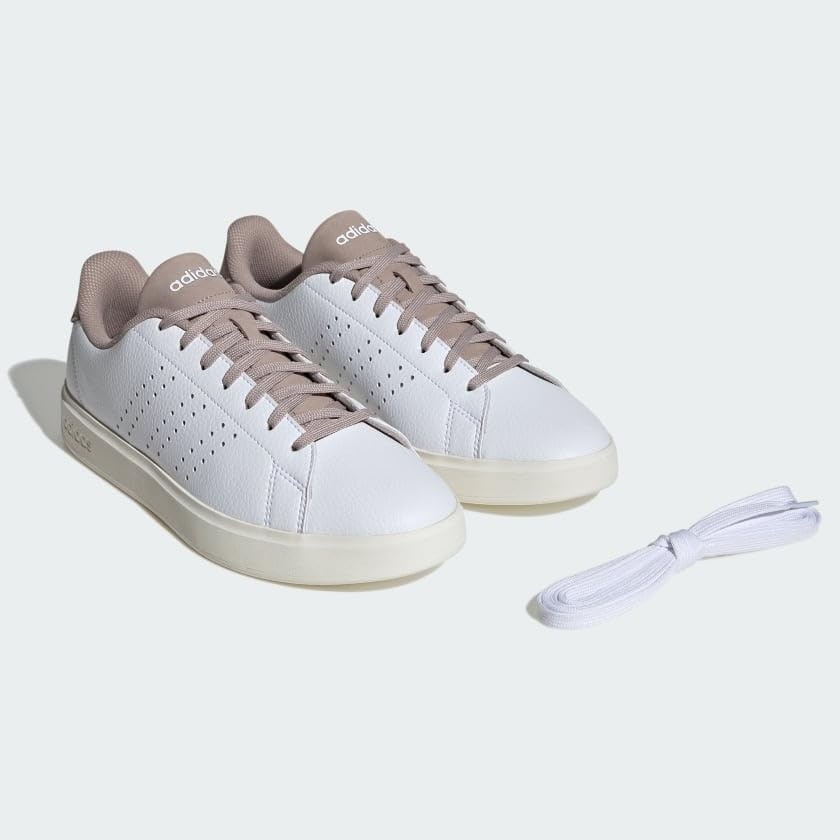 image:imageadidas Mens Advantage 20 Tennis Sneakers Shoes WhiteCloud WhiteGreyOff White