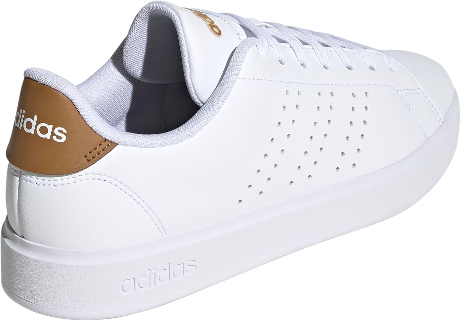 image:imageadidas Mens Advantage 20 Tennis Sneakers Shoes WhiteWhiteWhiteBronze Strata