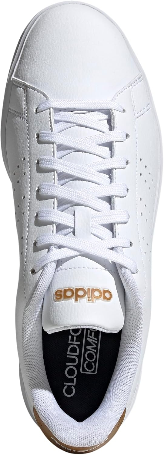 image:imageadidas Mens Advantage 20 Tennis Sneakers Shoes WhiteWhiteWhiteBronze Strata