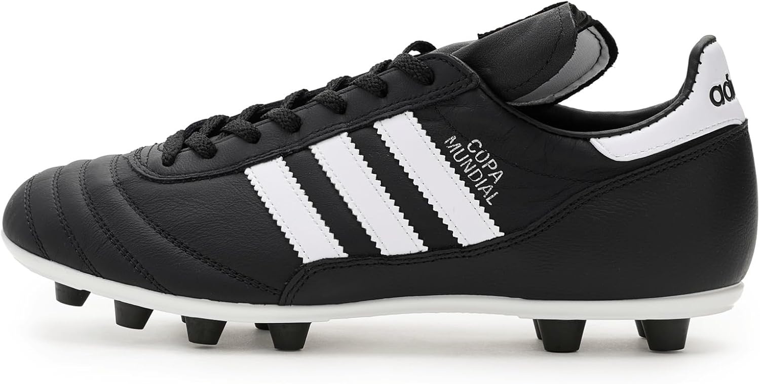 image:imageadidas Mens Copa Mundial Soccer CleatsBlackWhiteSilver Metallic