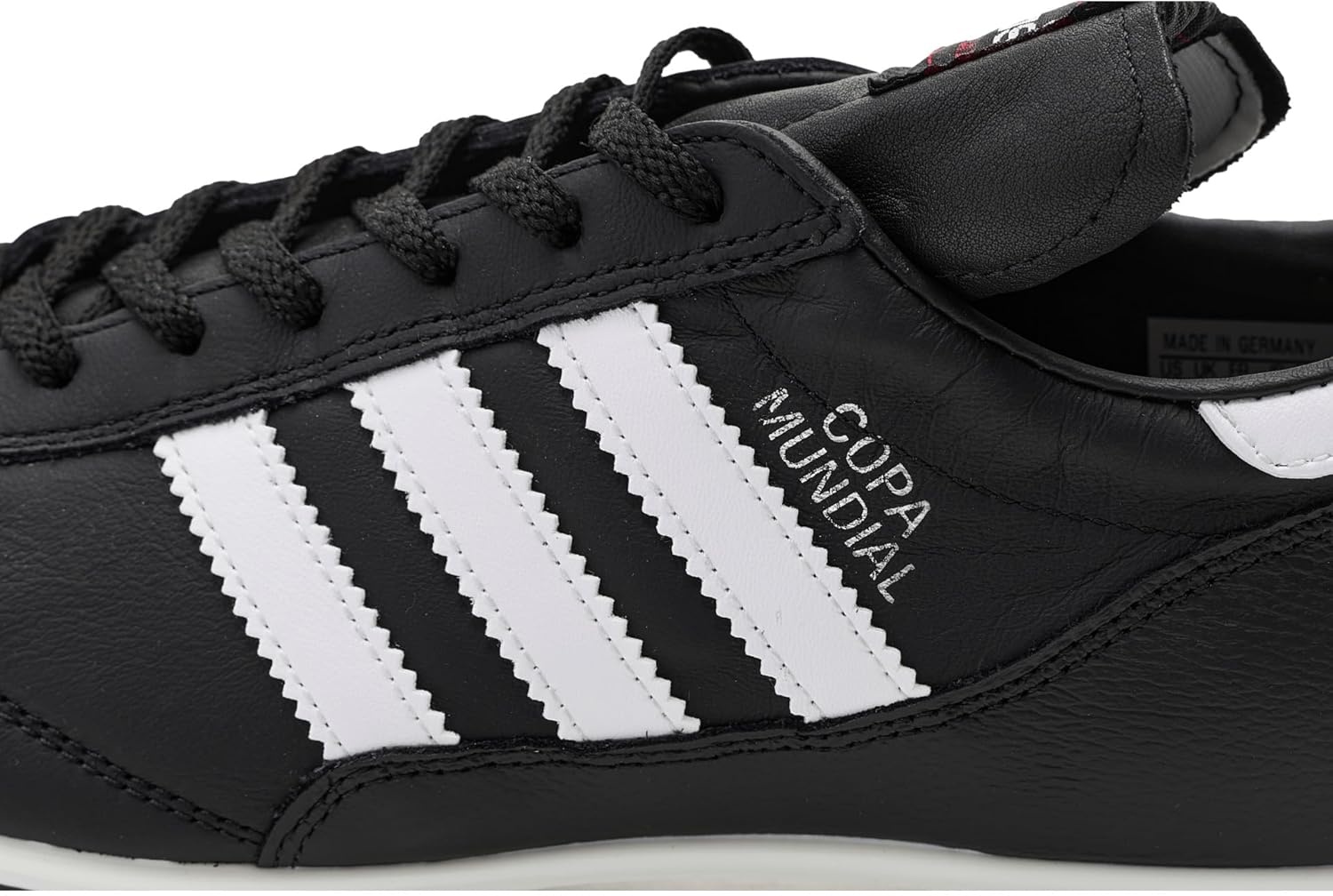 image:imageadidas Mens Copa Mundial Soccer CleatsBlackWhiteSilver Metallic
