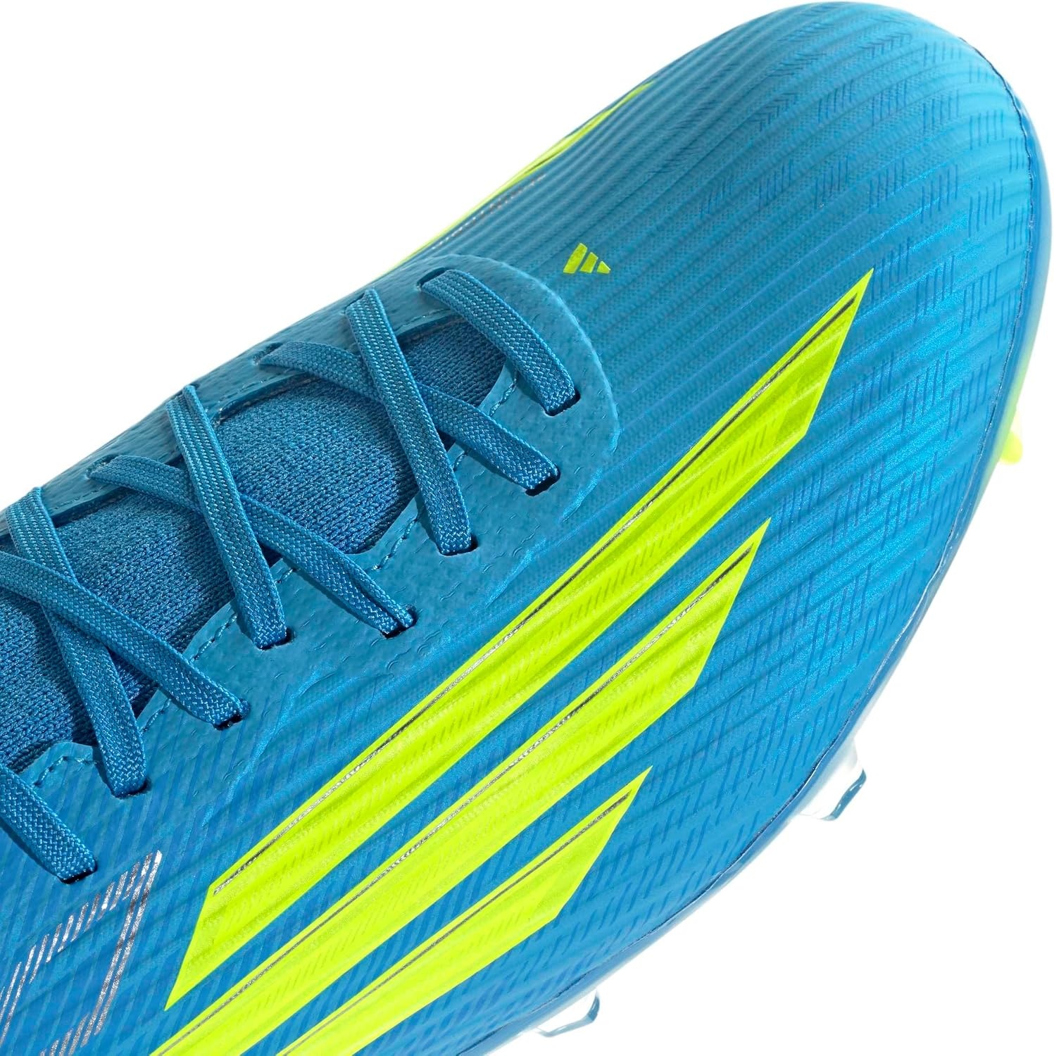 image:imageadidas Mens F50 League Mid Cut Firm GroundMulti Ground Soccer Cleats YellowLucid Ray BlueTeam Solar YellowLucid Aquamarine