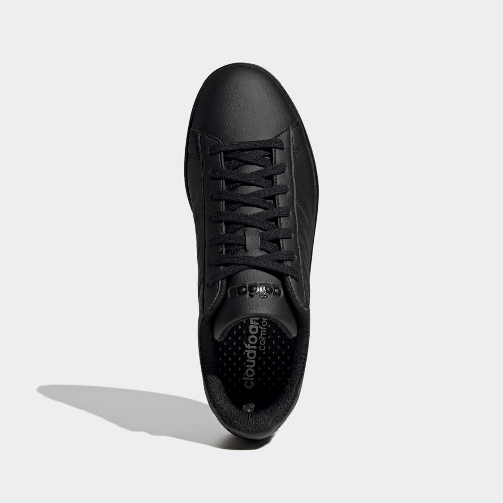 image:imageadidas Mens Grand Court 20 ShoeBlackBlackWhite