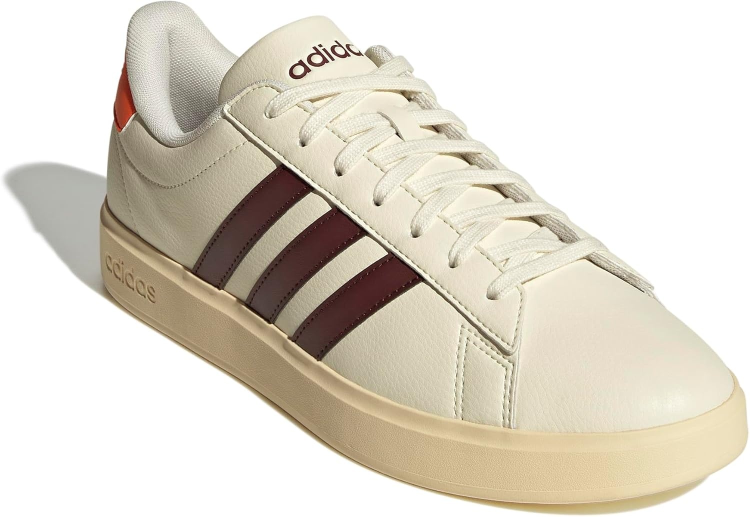 image:imageadidas Mens Grand Court 20 ShoeOff WhiteAurora RubySemi Impact Orange