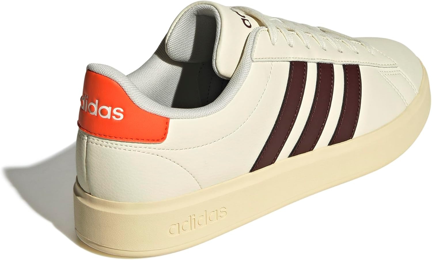 image:imageadidas Mens Grand Court 20 ShoeOff WhiteAurora RubySemi Impact Orange