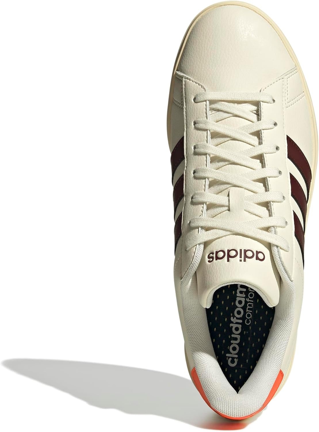 image:imageadidas Mens Grand Court 20 ShoeOff WhiteAurora RubySemi Impact Orange