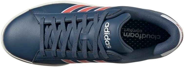 image:imageadidas Mens Grand Court 20 ShoePreloved InkPreloved ScarletWhite