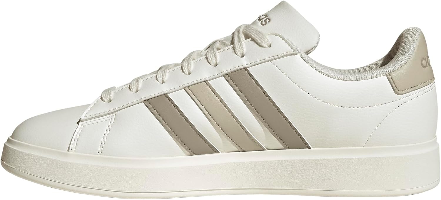 image:imageadidas Mens Grand Court 20 ShoeWhitePutty BeigeWonder Alumina