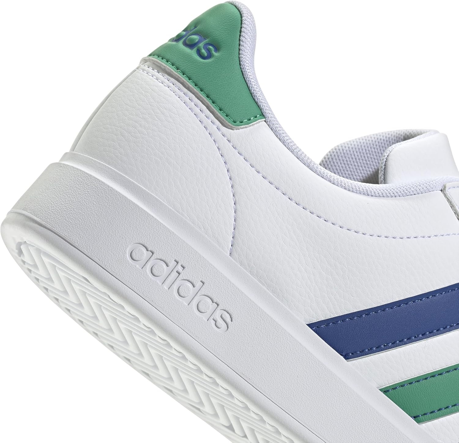 image:imageadidas Mens Grand Court 20 ShoeWhiteTeam Royal BlueCourt Green