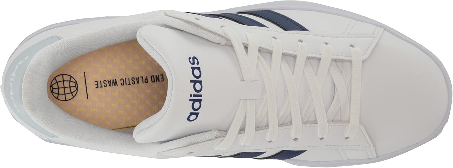 image:imageadidas Mens Grand Court 20 ShoeWhiteVictory BlueHalo Blue