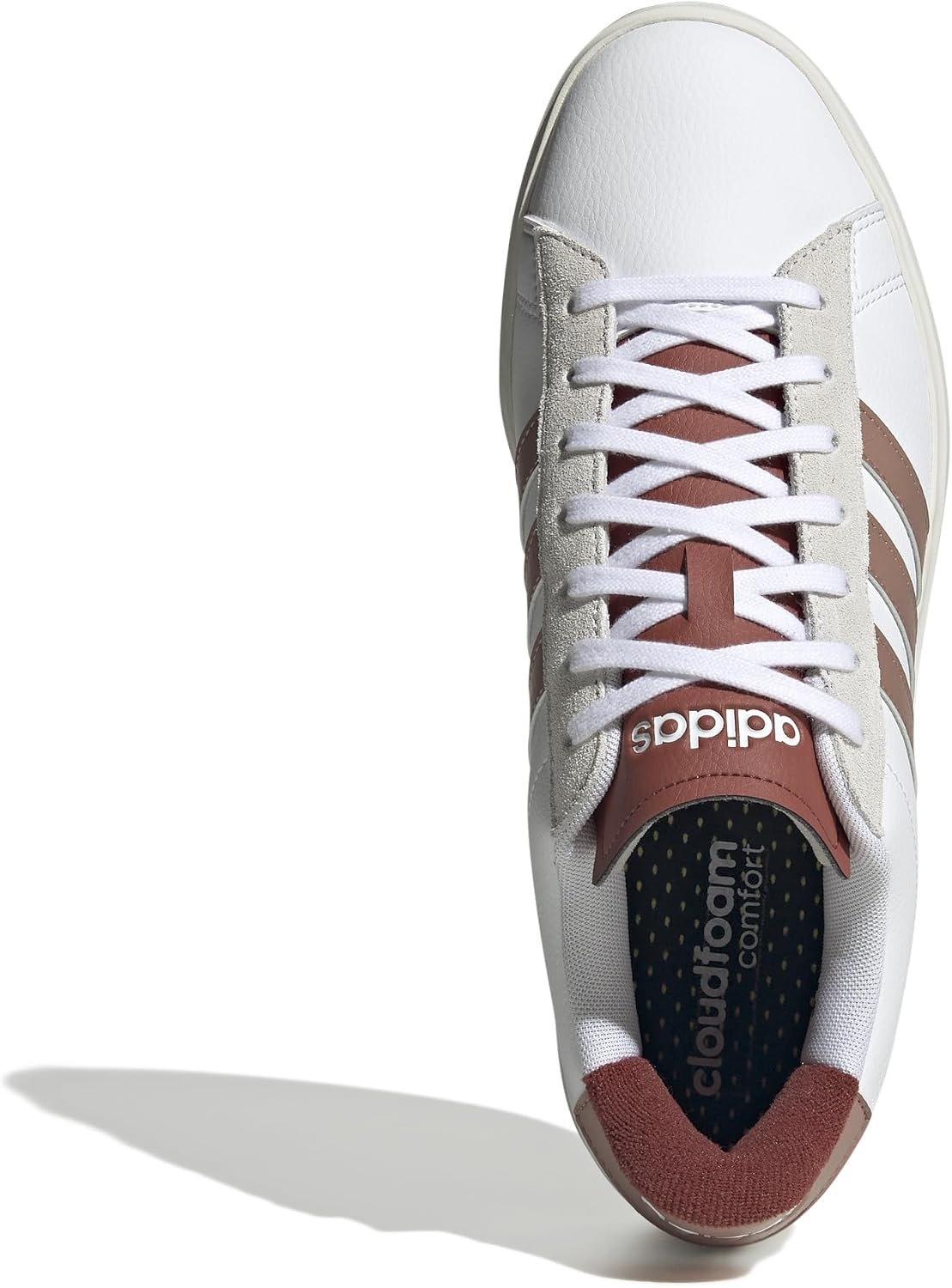 image:imageadidas Mens Grand Court 20 ShoeWhiteWarm ClayPreloved Ruby